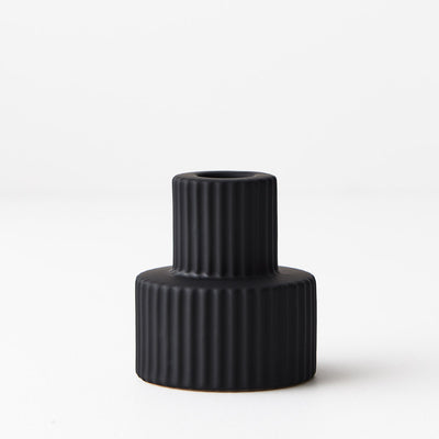 Palina Candle Holders in Black