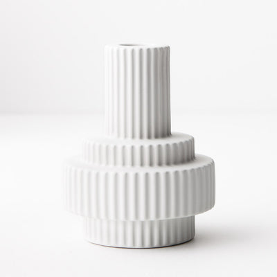 Annix Candle Holder in White
