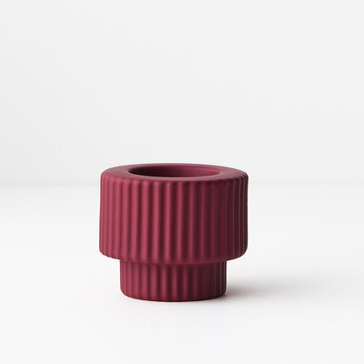 Palina Candle Holders in Cerise