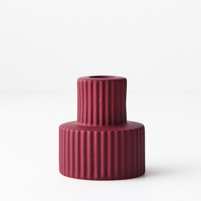 Palina Candle Holders in Cerise