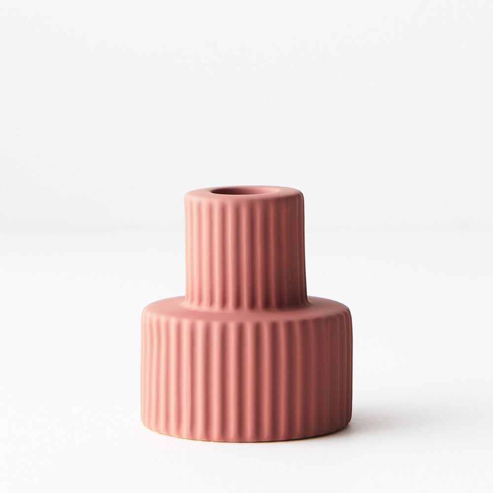 Palina Candle Holders in Pink