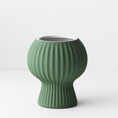 Palina Contemporary Cactus Green Vases